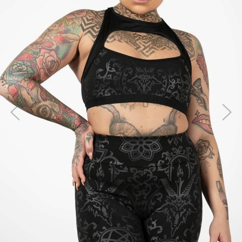 Killstar Searchlight Sports Bra Medium